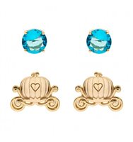 Pendientes Disney Niño DISNEY PREZIOSI PER BAMBINI IN ARGENTO PRINCESS in Plata Cristallo SS00003YFBL.CS